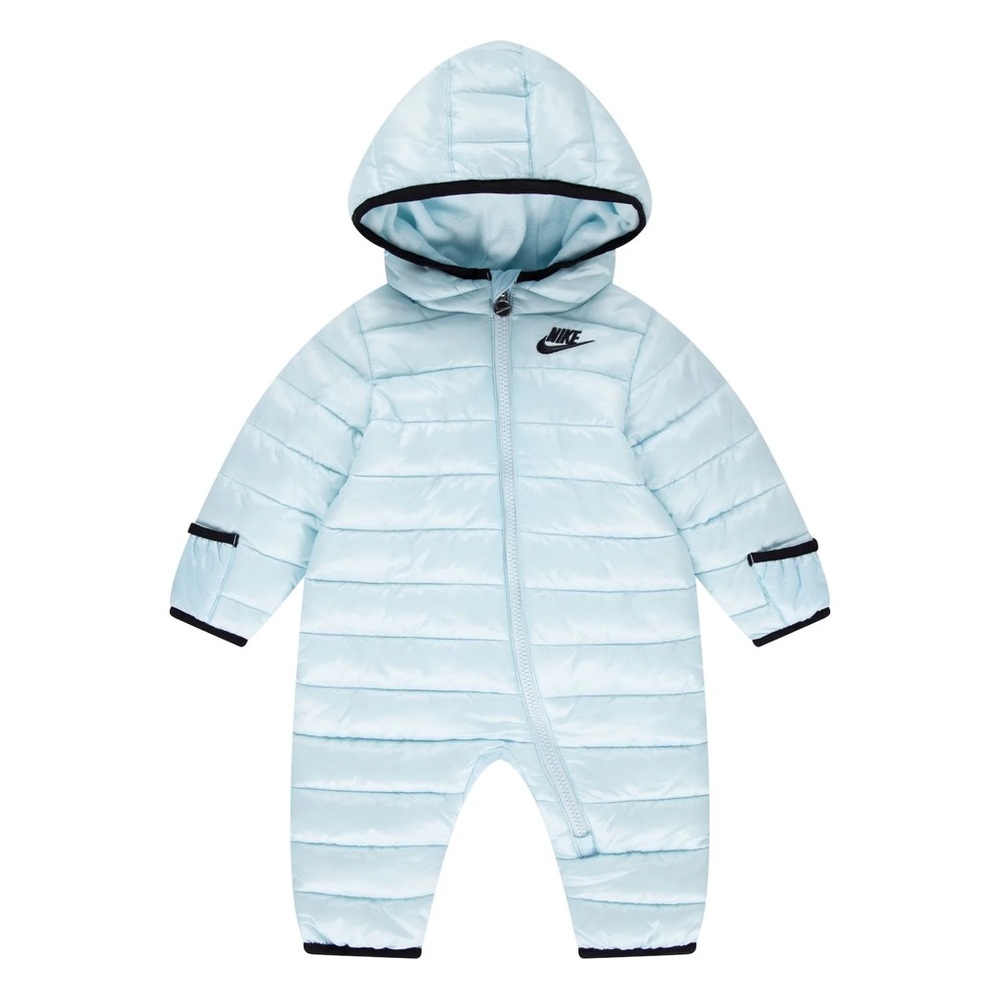 Nike Baby Blue Hooded Snowsuit